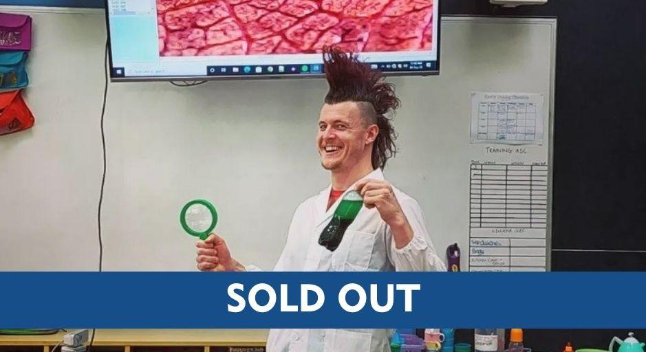 Art Day science sold out text