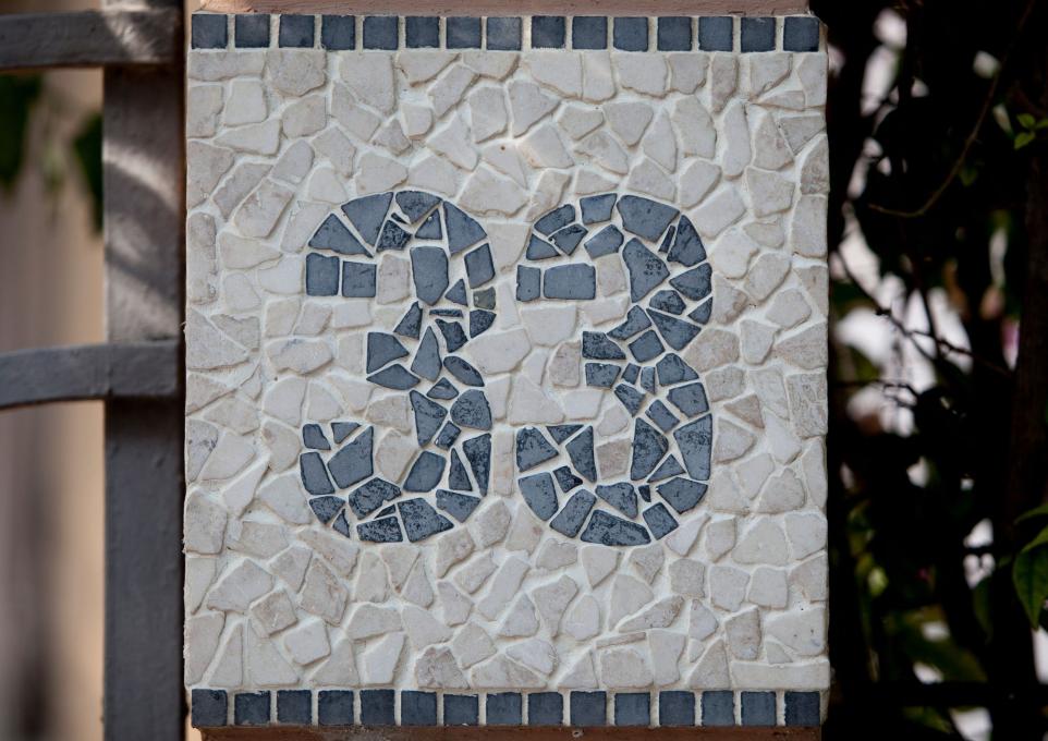 SHOP mosiac_house_number