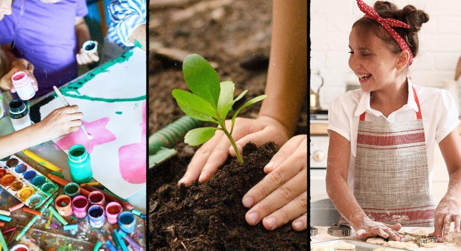 children arts programs cooking, gardening and art 