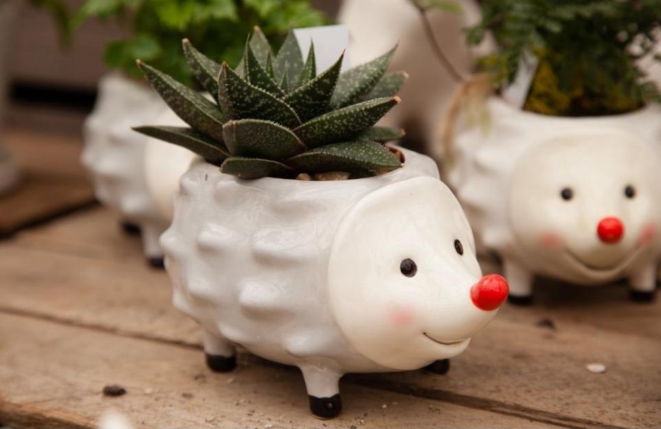 BHCAC ceramic_hedgehog_planter