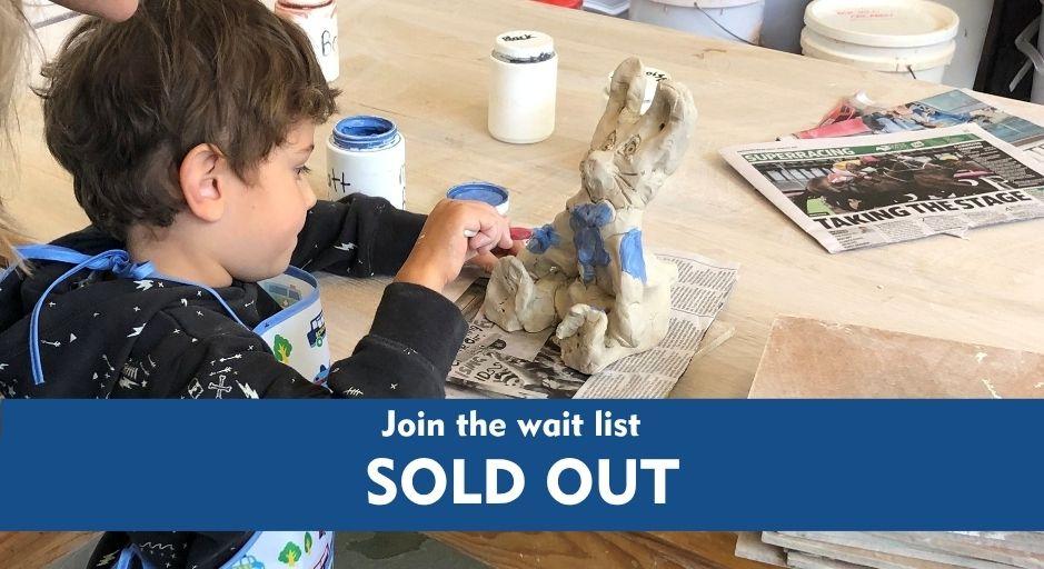 kindy clay sold out text overlay join the waitlist