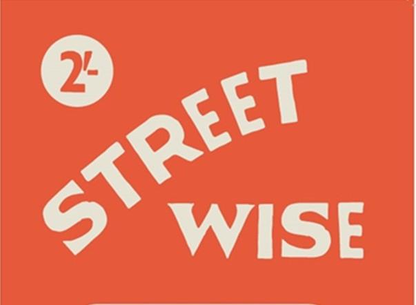 Orange book cover with the title 'Street Wise.'