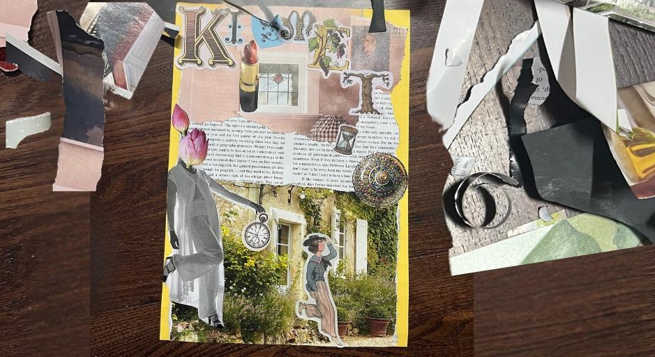 Collage workshop at BHCAC with Patricia Agus