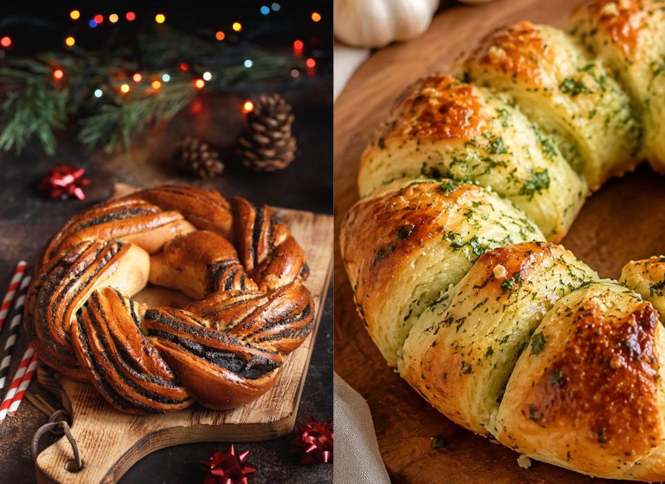 SHOP Baked Pull-Apart Wreaths