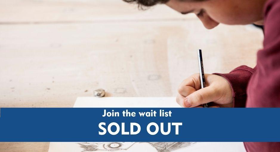 Visual Arts Class with sold out overlay