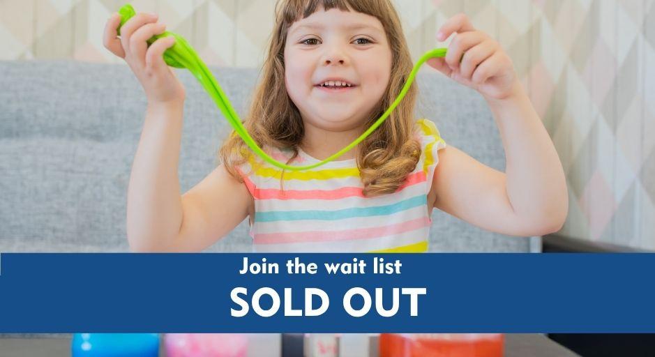 child slime workshop with sold out overlay text