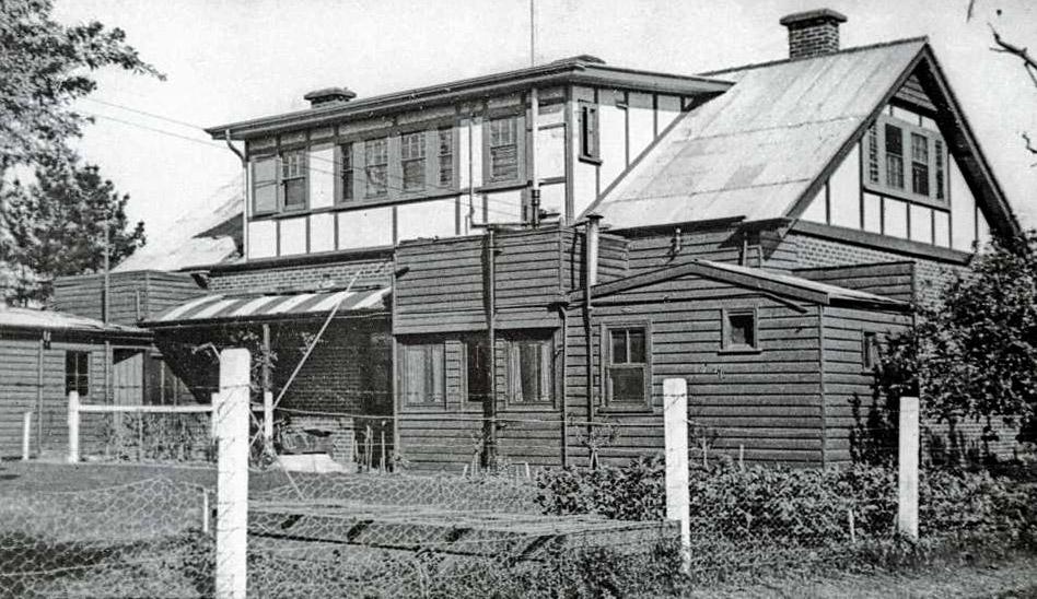black and white photo of Strathdon house