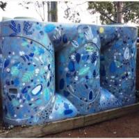 BHCAC Projects - Street art water tank