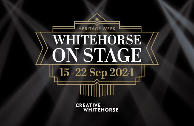 text reading whitehorse on stage 15-22 september 2024