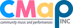 Logo of Community music and performances incorporated