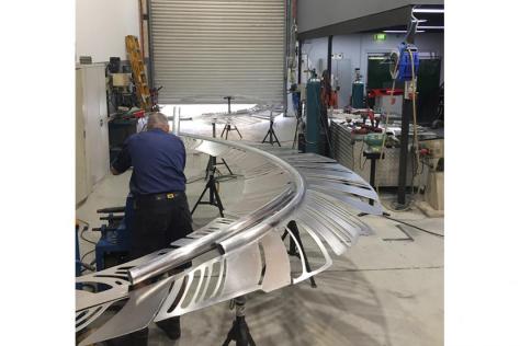 Aquila Audux being created in Brisbane