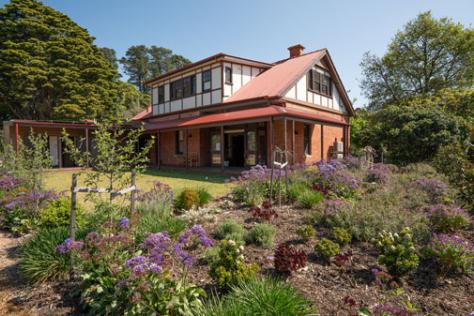 Strathdon House viewed from the rear including beautiful gardens