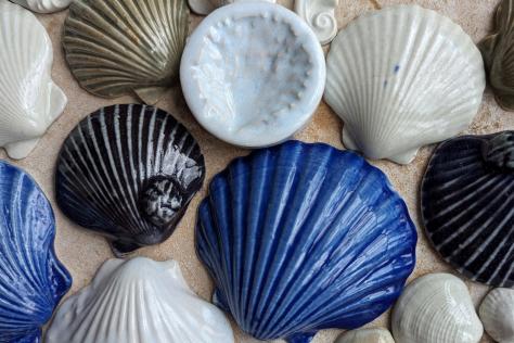 Ceramic slip cast shells