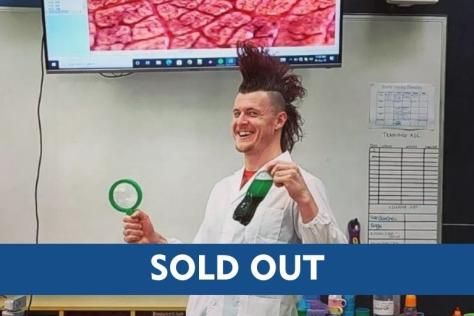 Art Day science sold out text