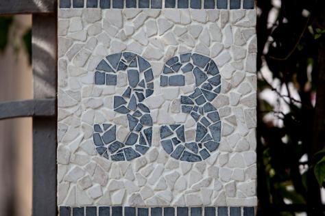 SHOP mosiac_house_number