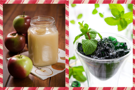 SHOP apple sauce and mint jelly