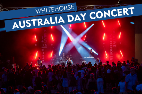 large crowd of people in front of concert stage
