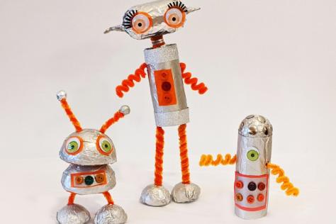 Recycled Robot Workshop with Jenny Ellis 